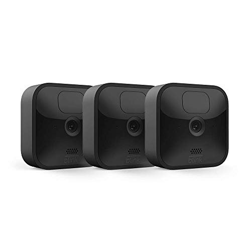 Blink Outdoor (3rd Gen) - wireless, weather-resistant HD security camera, two-year battery life, motion detection, set up in minutes – 3 camera system