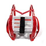 SHAREWIN Fire Ladder Retractable 3 Story Escape Ladder Portable Emergency Escape Ladder 25 Feet with Anti-Slip Rungs