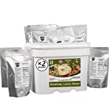 Ready Supply Food- Survival Food 25 Year Shelf Life Breakfast, Lunch & Dinner Emergency Food Supply (Extra Large) 2X Bigger Than Competitors | Freeze Dried Food Bucket Long Term Food Storage | Variety Bucket | 140 Servings