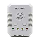 Plug-in Carbon Monoxide Detector and Natural Gas Detector Alarm with Line Combination 2-in-1 Co Combustible Gas Detector,Propane,LPG,Gas Leak Detector for Kitchen/Home