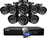 ANNKE 5MP Lite Security Camera System Outdoor with AI Human/Vehicle Detection, 8CH H.265+ DVR and 8 x 1920TVL 2MP IP66 Home CCTV Cameras, Smart Playback, Email Alert with Images, 1TB Hard Drive - E200